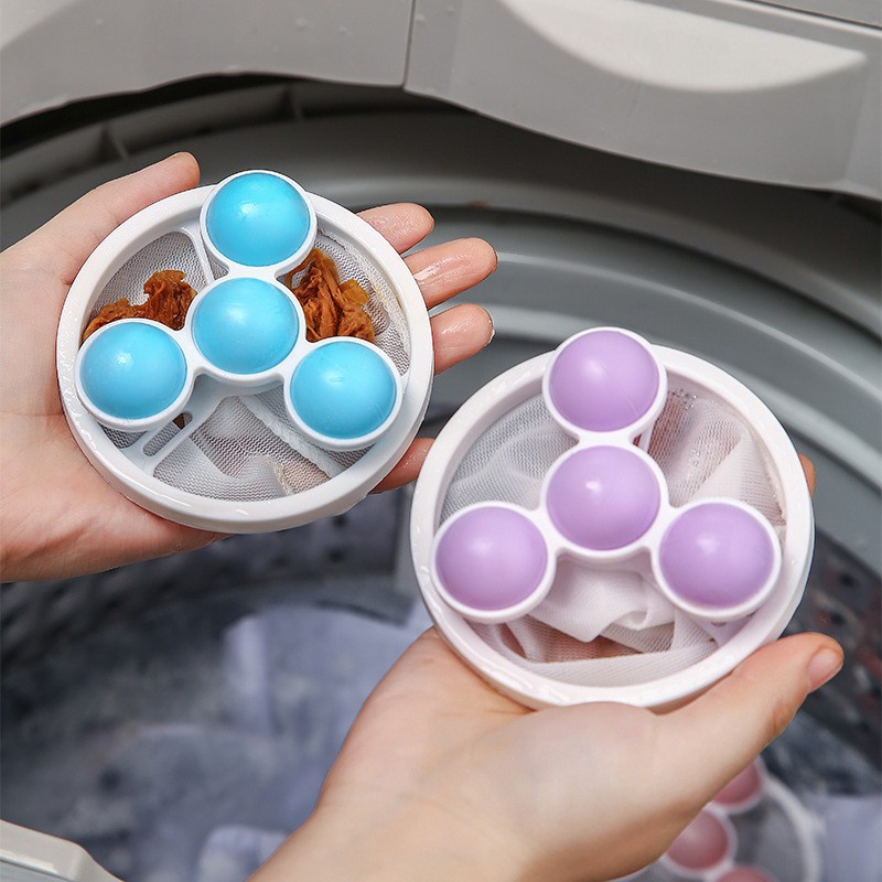 Washing Machine Float Filter Mesh Bag Hair Filter Hair Remover Cleaning ...