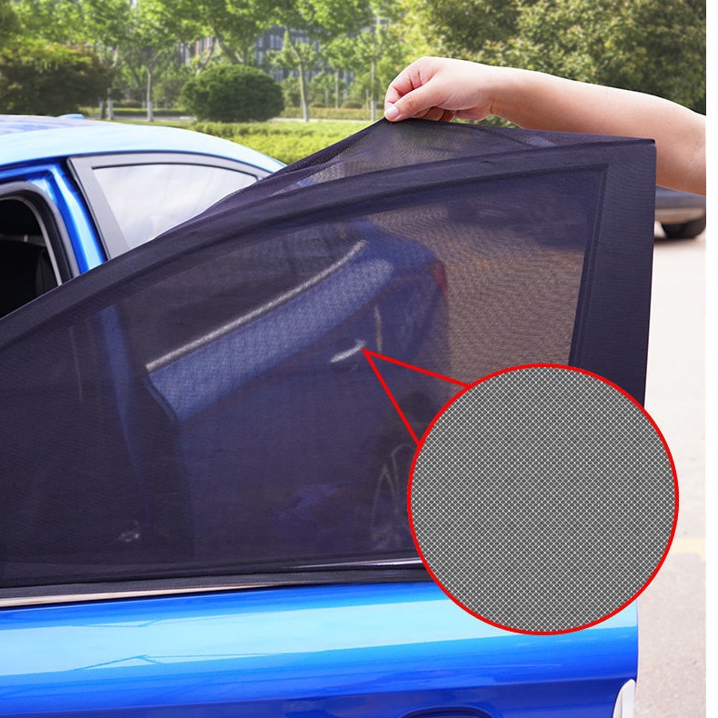 2/4pcs Car window screen curtains Car window mosquito nets Sun ...