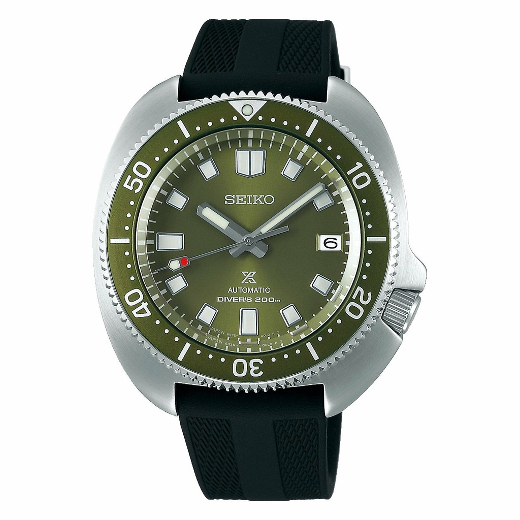 seiko green diver automatic
