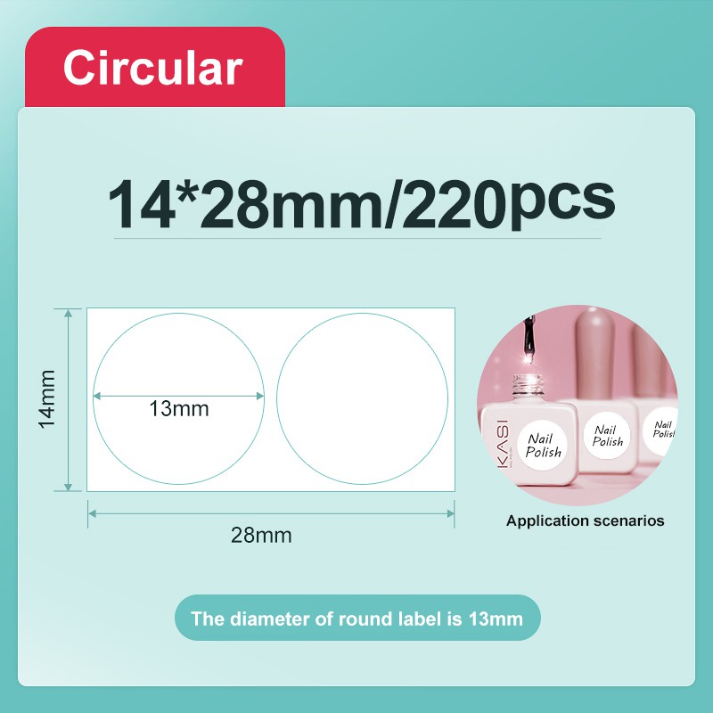 Niimbot D11/D110/D101 Label Printing Paper Name Sticker Waterproof