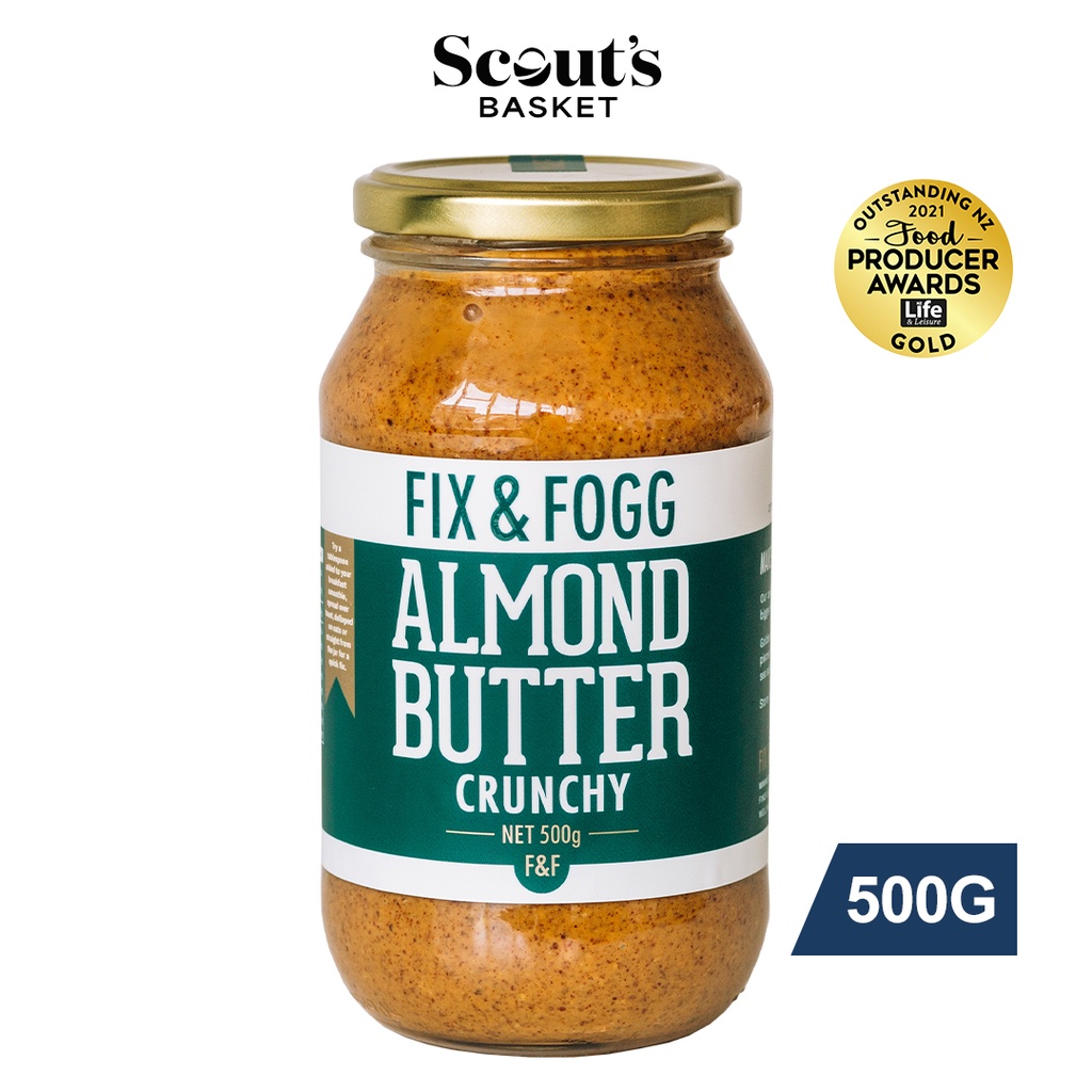 Fix & Fogg Almond Butter Crunchy 500g Shopee Singapore