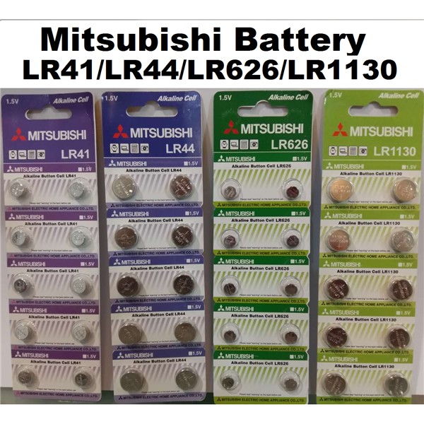 button Battery LR41 AG3 LR44 AG13 A76 LR66 LR626 AG4 LR54 SR1130SW