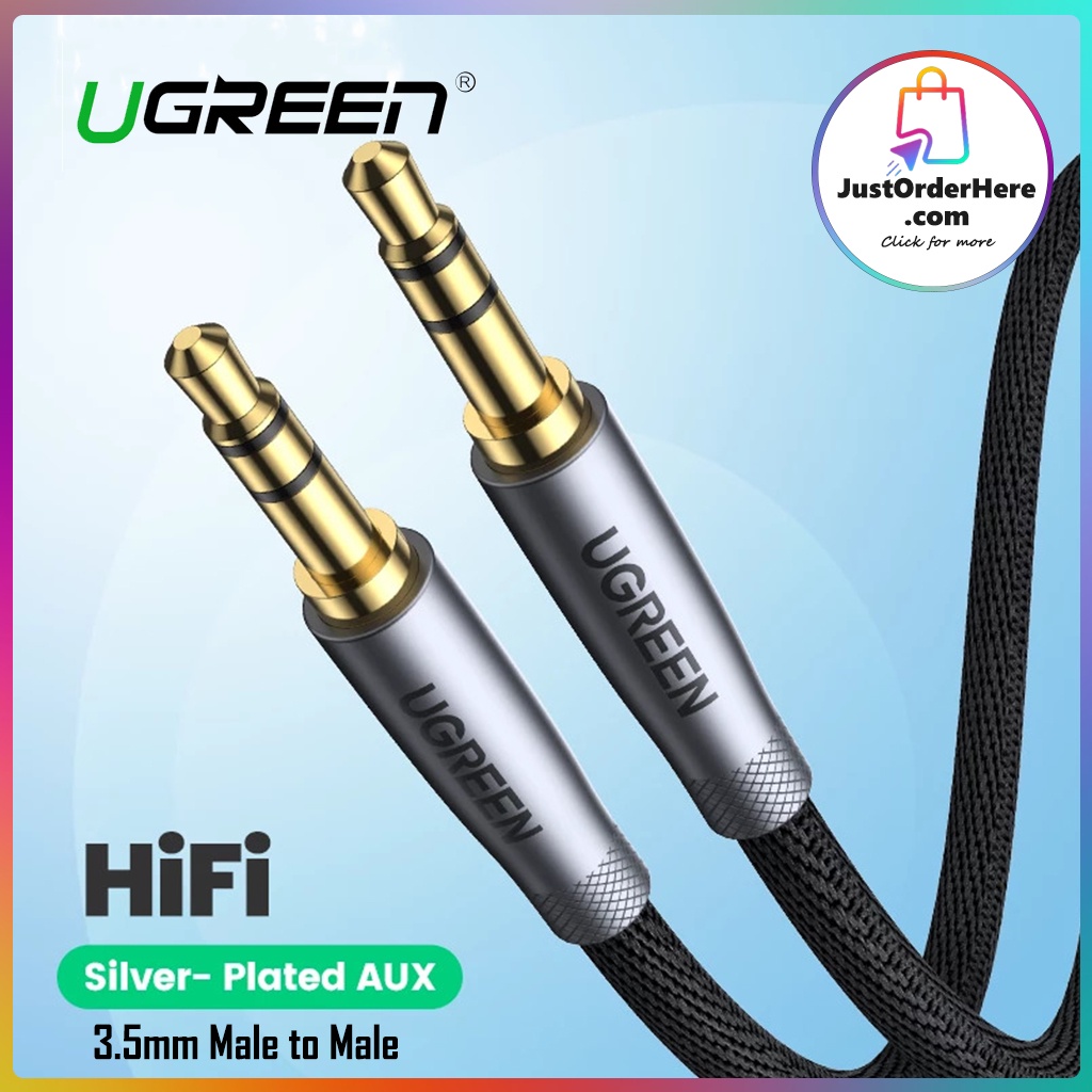 3.5mm to 3.5mm Right Angle Plug OCC Silver Plated 8cores Headphone AUX Cable