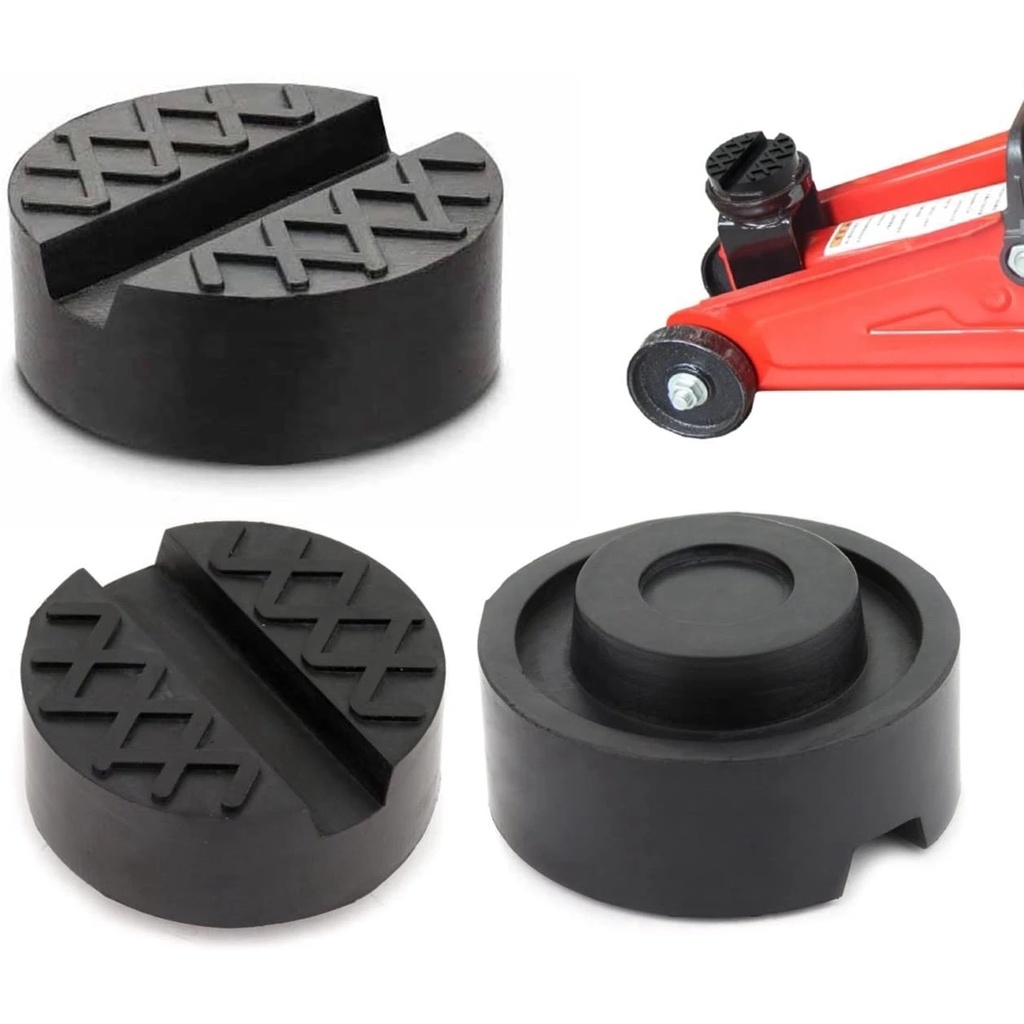 Floor Slotted Car Rubber Jack Pad Frame Protector Guard Adapter Jacking Lifting Disk - View #3