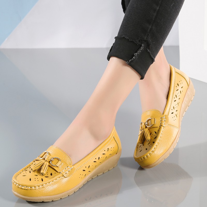 Women's Casual Loafers Women's Flat Work Moccasin Shoes Women's Fashion ...