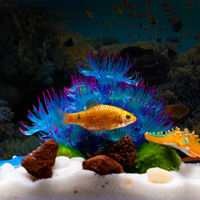 VOCOSTE Aquarium Simulation Horn Coral, Silicone