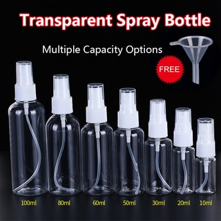 6 Pack 30ml / 1 Oz Transparent Refillable Perfume Bottle, Portable Square  Empty Glass Perfume Atomizer Bottle with Spray Applicator 4 Free kinds of