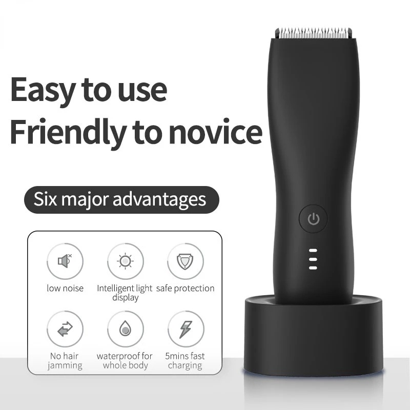 Body Groomer Groin Pubic Hair Trimmer Men's Manscaper Clipper