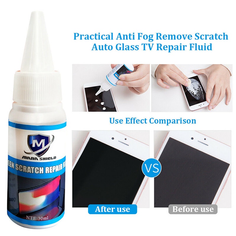 Glass Polish Scratch Remover Repair for Cell Phone Screens Watches LCD  Display