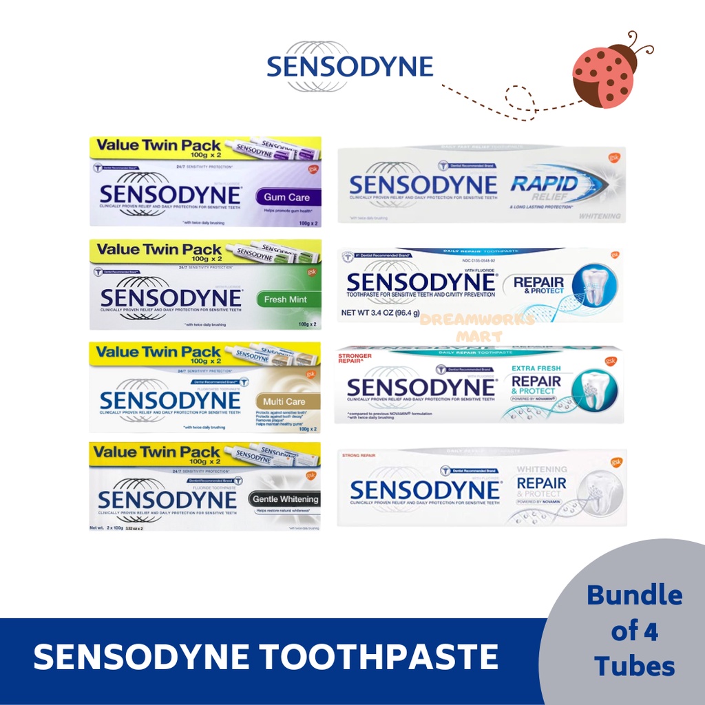 [BUNDLE DEAL] Sensodyne Toothpaste Repair and Protect, Deep Repair ...