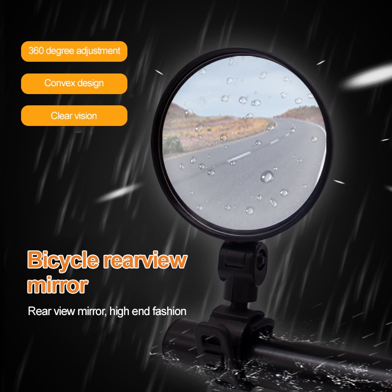 Adjustable Bicycle Convex Rearview Mirror MTB Road Handlebar Back Eye ...