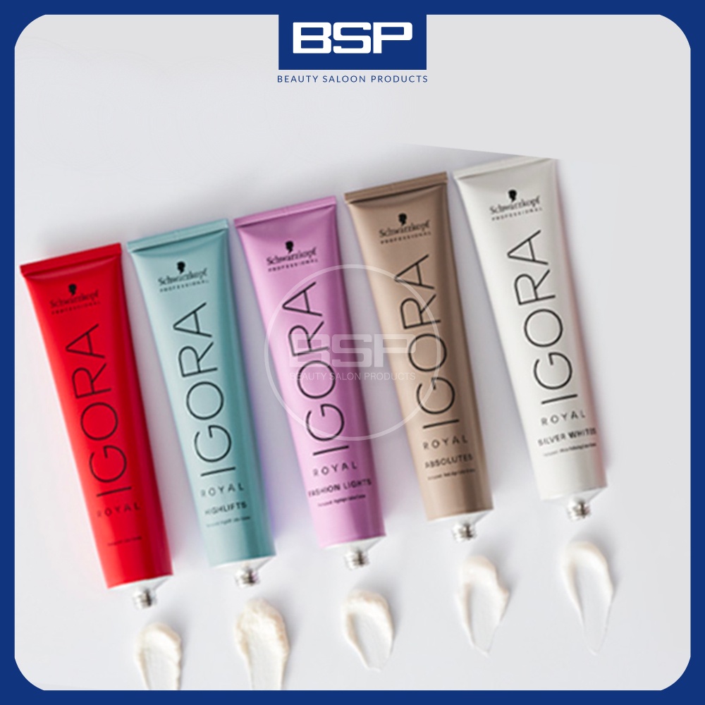 Schwarzkopf Igora Royal Color 60ML Hair Dye Hair Colour Pewarna Rambut ...