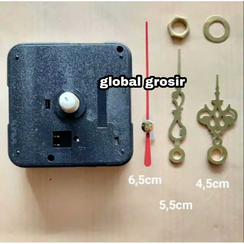 MESIN Gold batik needle wall clock machine | Shopee Singapore
