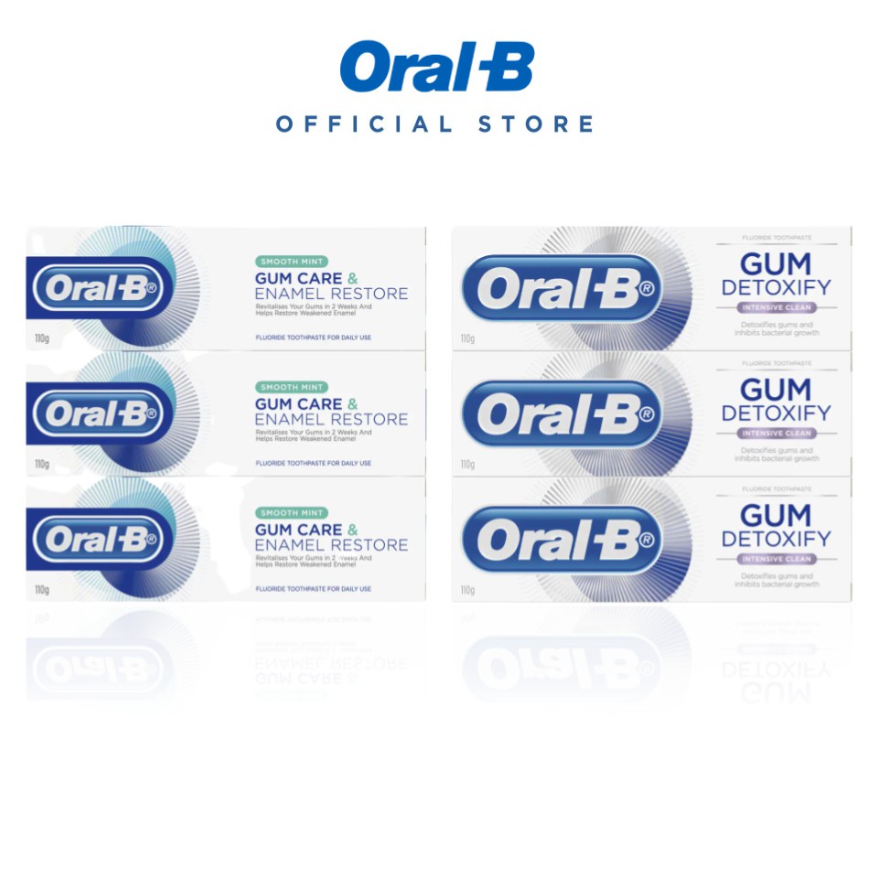[Buy 2 Get 1 Free] OralB Gum Care Toothpaste 110g Gum Care & Enamel