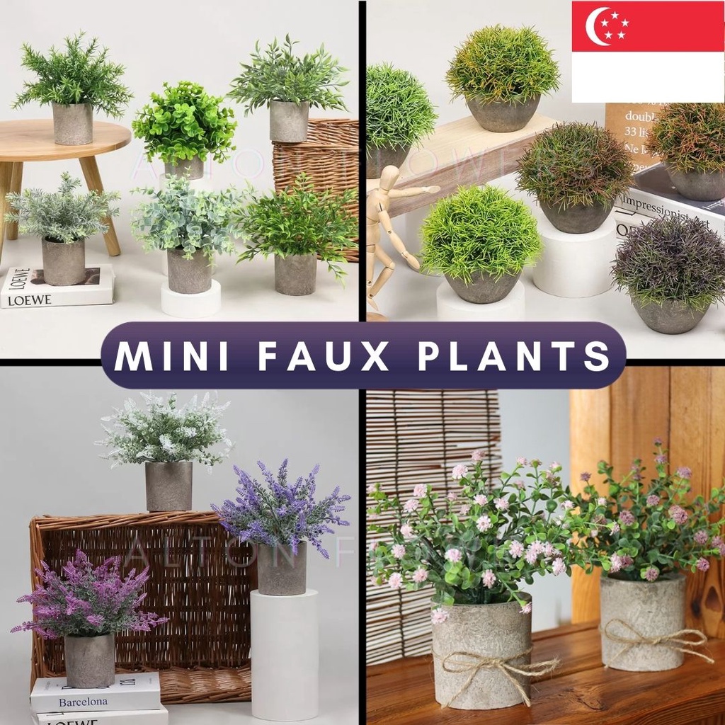 50 Kinds Artificial Plants 12-50cm Indoor Outdoor Types Leaves Home Decoration Hotel Faux Variety Fake Tree