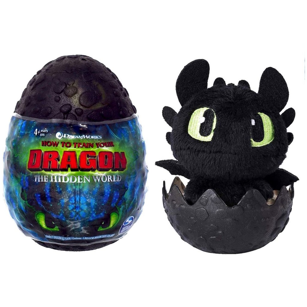 Black Dragon Egg Plush How To Train Your Dragon Plushies Toothless
