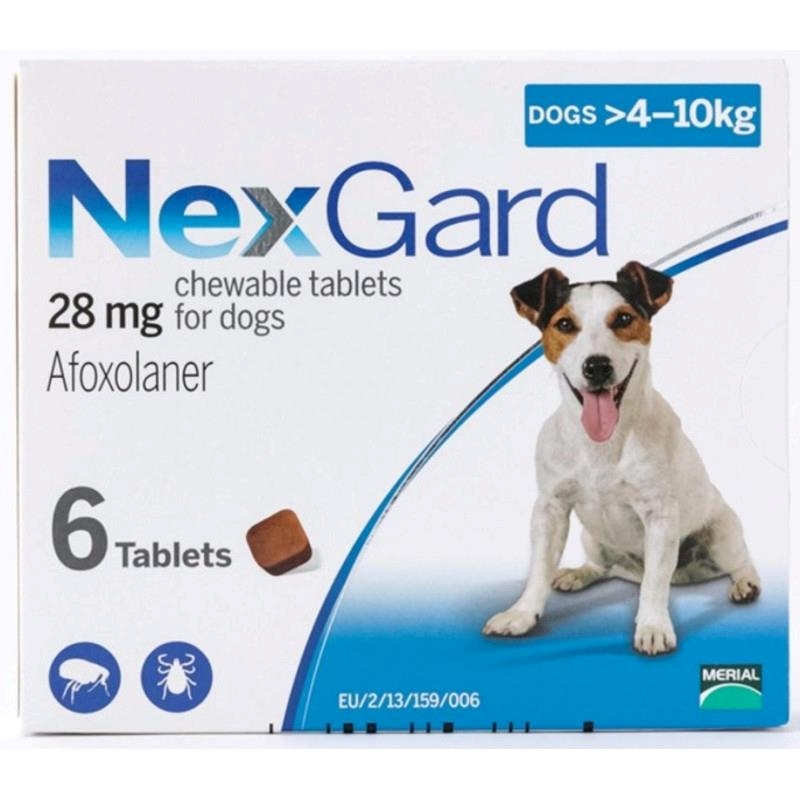 NEXGARD Fleas Ticks Flav Chew M Dog 4 10kg 6 Tabs Shopee Singapore