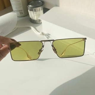 CATERSIDE Small Rectangle Sunglasses Men Women Classic Gold Black Lens  Metal Square Vintage Frame Sports Dropship Eyewear UV400