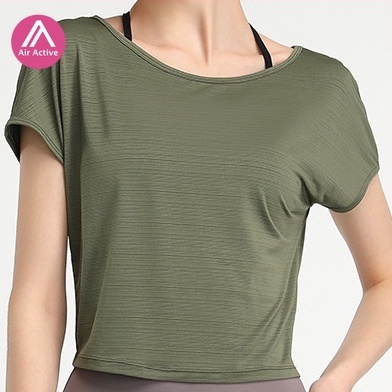 Yoga Top Fashion Short Sleeve Sports Top Quick Drying Casual T-shirt