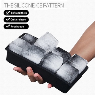 Large Ice Cube Tray , Silicone Freezer 6 Cavity Ice Mold, Larger Silicone 8  Holes Ice Cube Tray - Buy Large Ice Cube Tray , Silicone Freezer 6 Cavity  Ice Mold, Larger