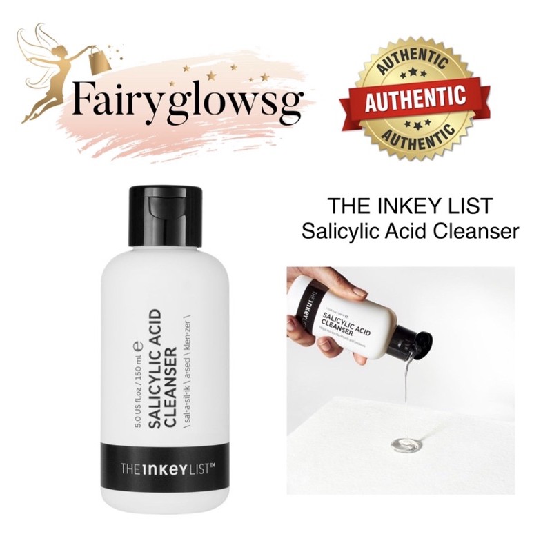 ⭐AUTHENTIC⭐THE INKEY LIST Salicylic Acid Cleanser / Oat Cleansing Balm, / Hyaluronic Cleanser