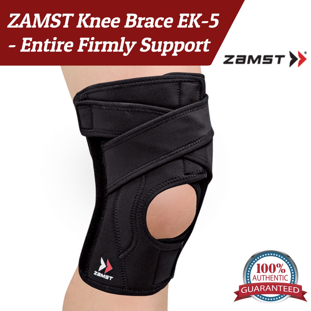 [ZAMST] EK-5 Knee Brace Support (Knee support Brace for Badminton ...