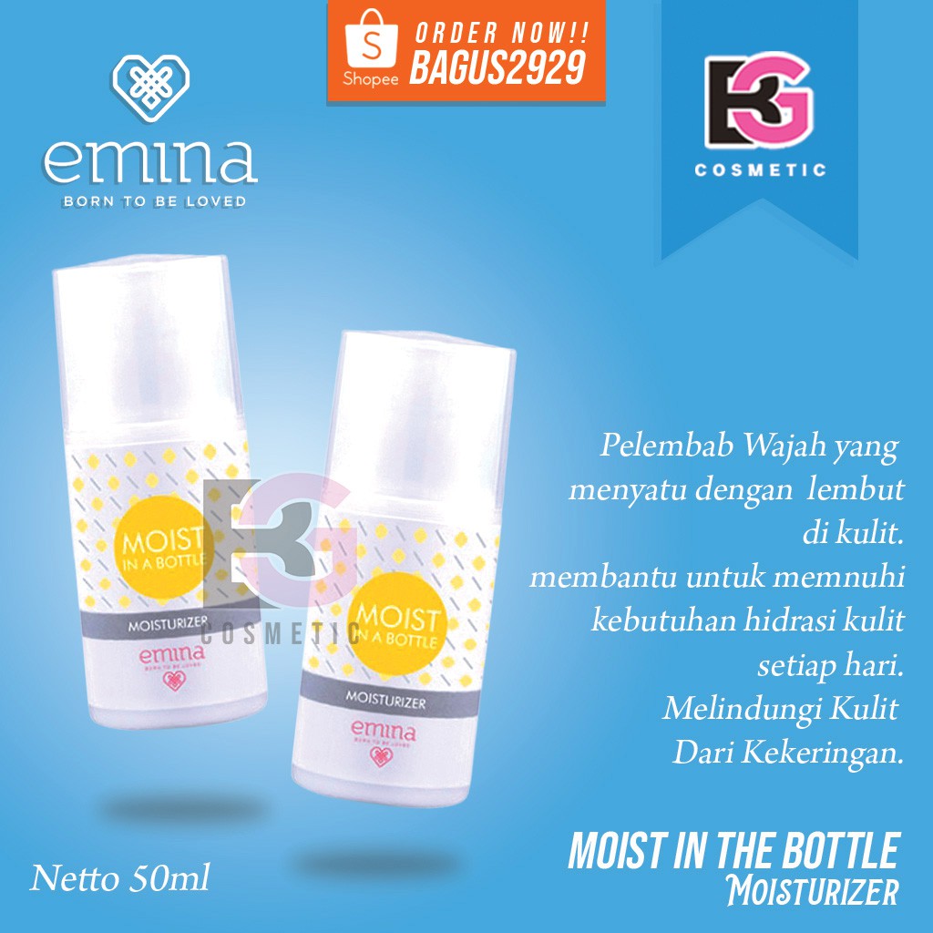 Good EMINA MOIST IN A BOTTLE Shopee Singapore