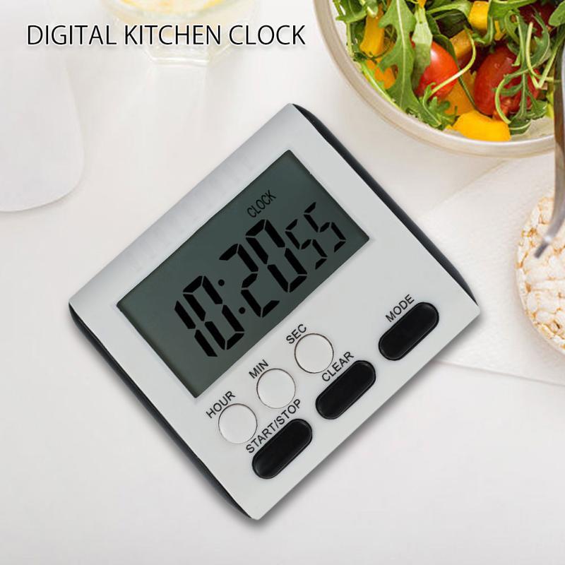 Digital Kitchen Cooking Timers LCD Screen Multifunction Digital Kitchen ...