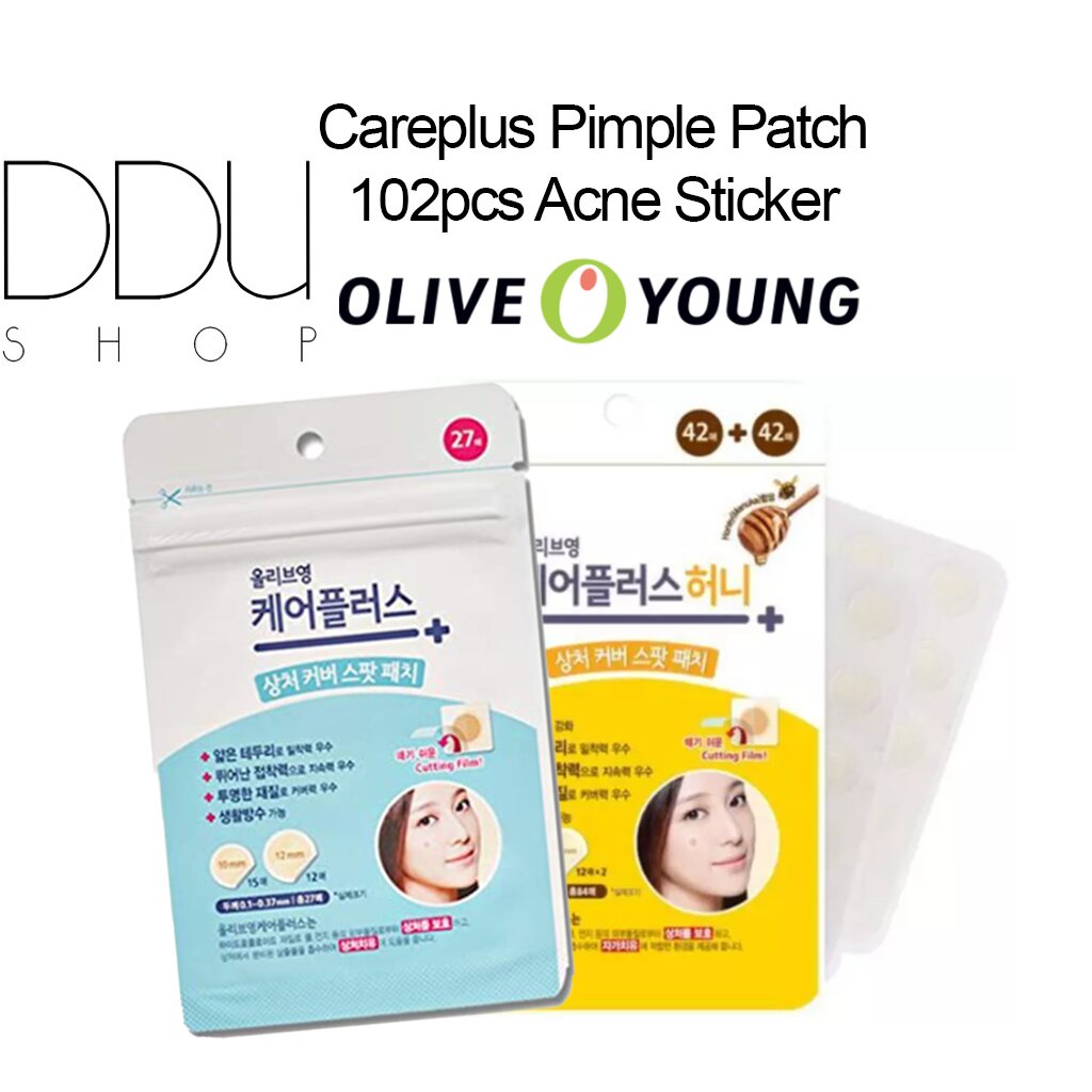 Olive Young / Careplus Pimple Patch 102pcs Acne Sticker Shopee Singapore