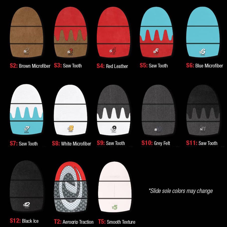 Dexter THE 9 Bowling Shoe Replacement Traction Sole – T-1, Multicolor