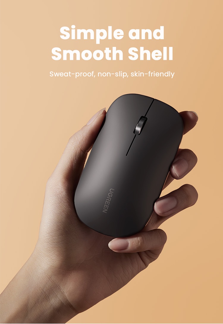 UGREEN Mouse 2.4G Wireless Bluetooth Dual Mode Silent Mouse 4000 DPI ...