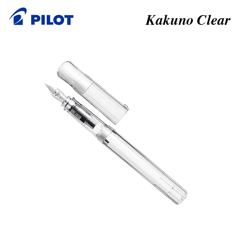 Pilot Kakuno Fountain Pen Clear Extra Fine / Fine / Medium (EF F M ...