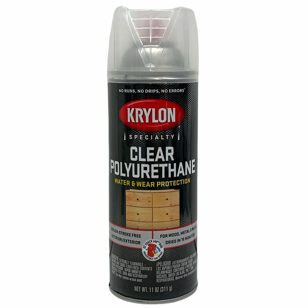 Krylon Clear Gloss Polyurethane Coating Spray 11oz(311g) 7005