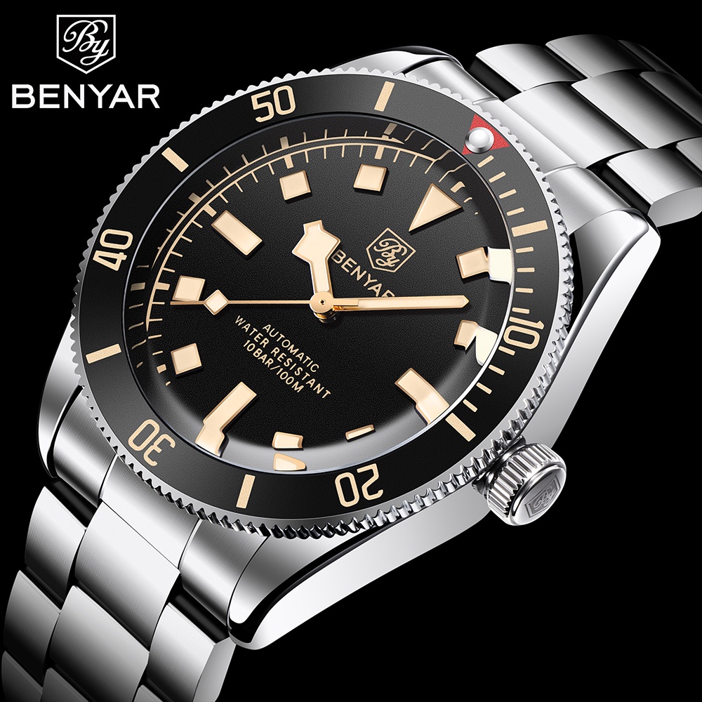 BENYAR BB58 Top Brand Mechanical Men Sport Watch New Automatic