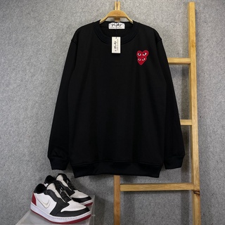 Cdg on sale crewneck sweatshirt