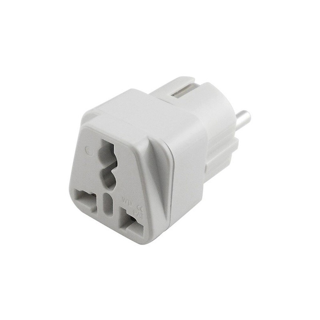 1 Piece Travel Plug German Standard Conversion Plug Two Hole Design ...