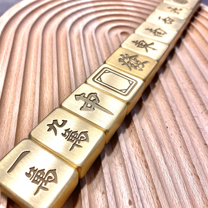 發财Mahjong 麻将 Tiles Home Office Wealth Corner 100 Pakistan Pyrite For