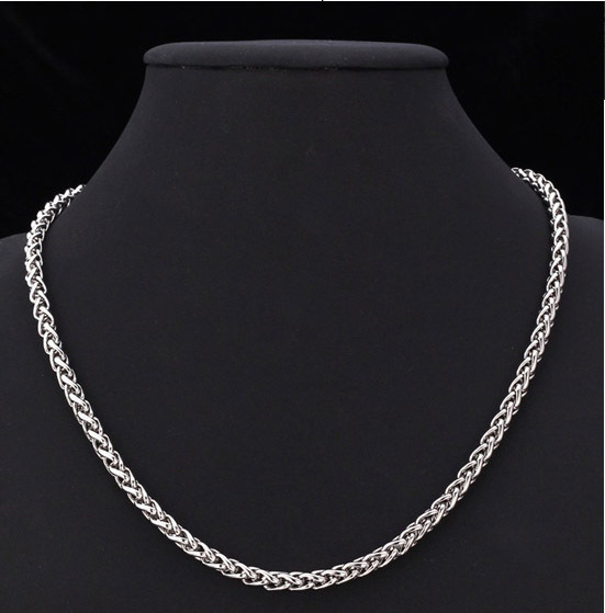 SG SELLER titanium steel necklace men's chain Korean version ...