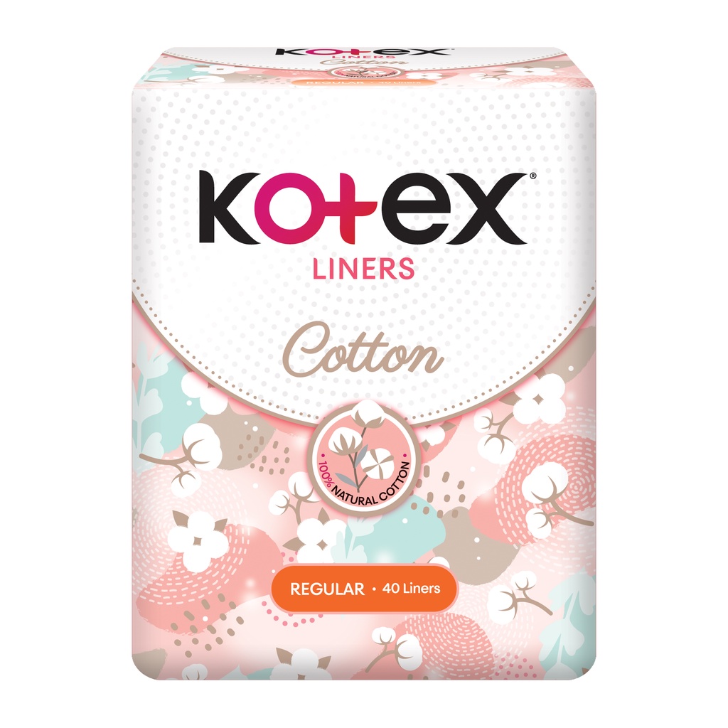 Kotex 100 Cotton Liners 40 pcs Shopee Singapore