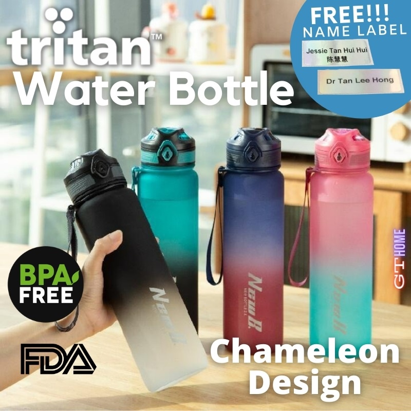4-Pack Tritan Water Bottles - 1000ml BPA Free Sports Bottles With Lids | Great For Gym & Outdoor 9 thumbnail image