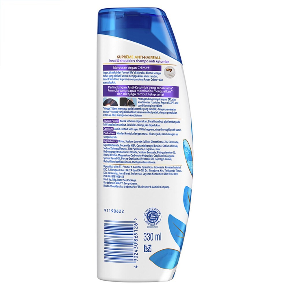 Head & Shoulders Shampo Anti hair Fall 330 Ml - Gambar 3