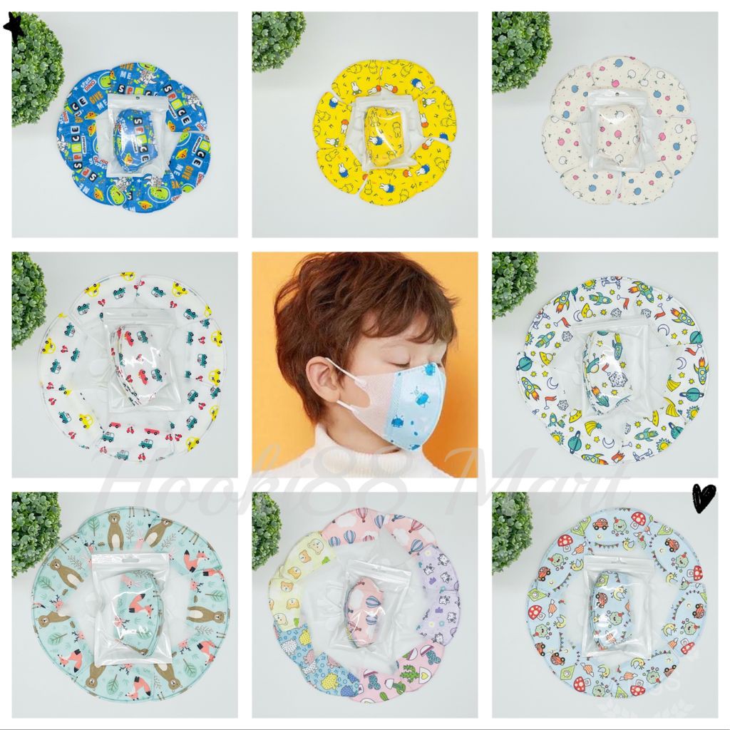 3-Ply Duckbill Mask for Children, Earloop Pattern, Disposable Mask, 10 ...