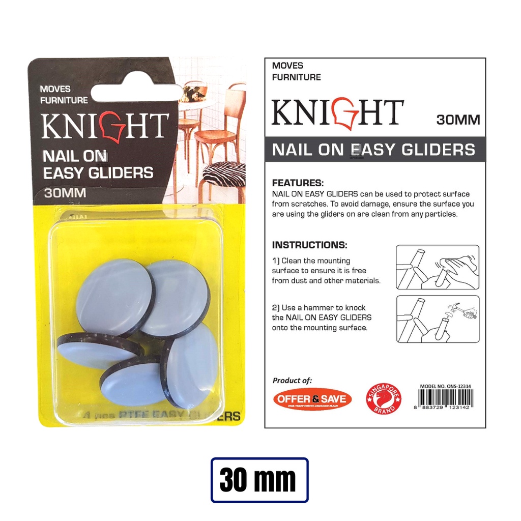 KNIGHT Flexible Furniture Protector Chair Leg Caps Furniture Pad