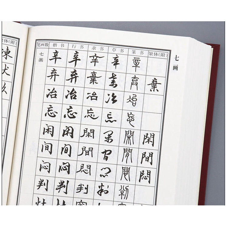SG汉舟书法书店☆五体字典(精)32开楷书行书隶书草书篆书Dictionary