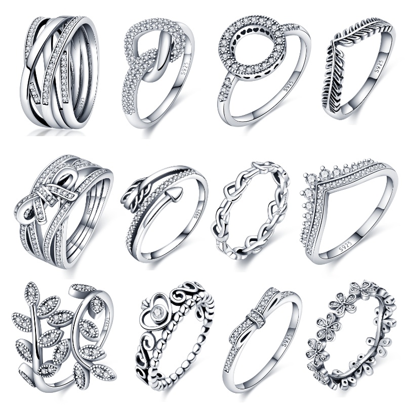 Pure silver rings hot sale for womens with price