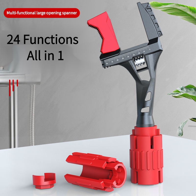 24in1 Faucet Tap Sink Basin Installation Wrench Repair Fix Maintenance Pipe Hose Spanner Plumbing Tool