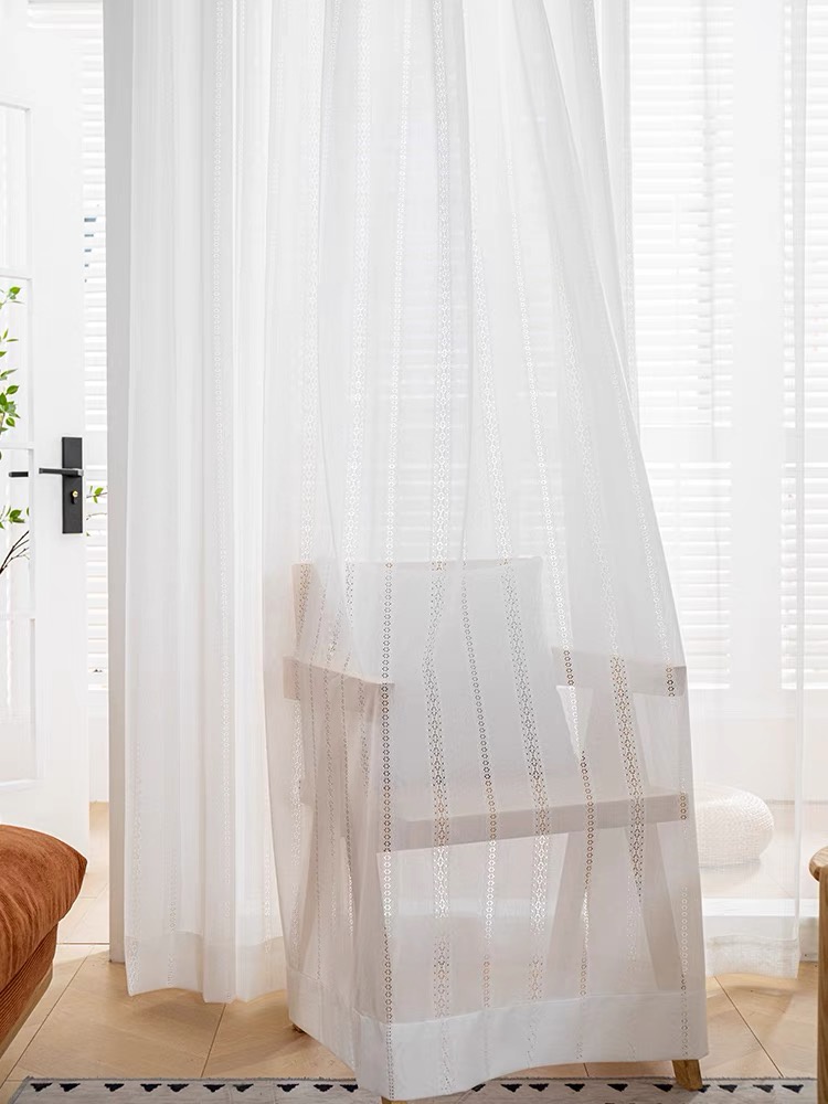 Sheer Day Half Curtain For Bedroom Living Room Window Privacy Curtain ...