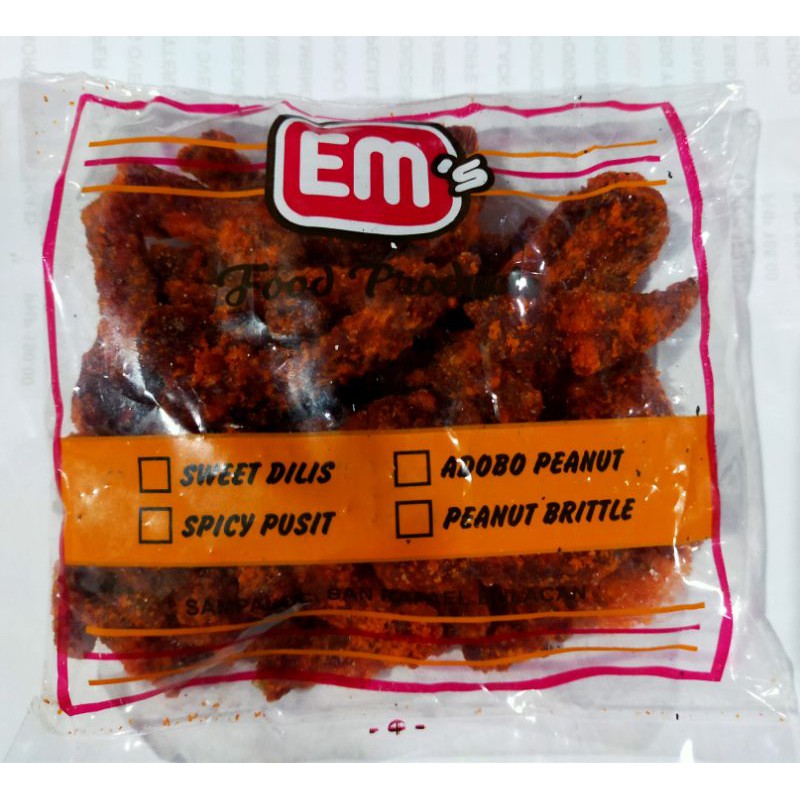 pusit sweet and spicy 150 grams sweet and spicy pusit ( dried sweet and ...