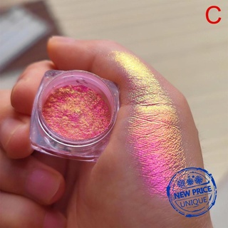 ultra-thin iridescent color shift holographic eyeshadow