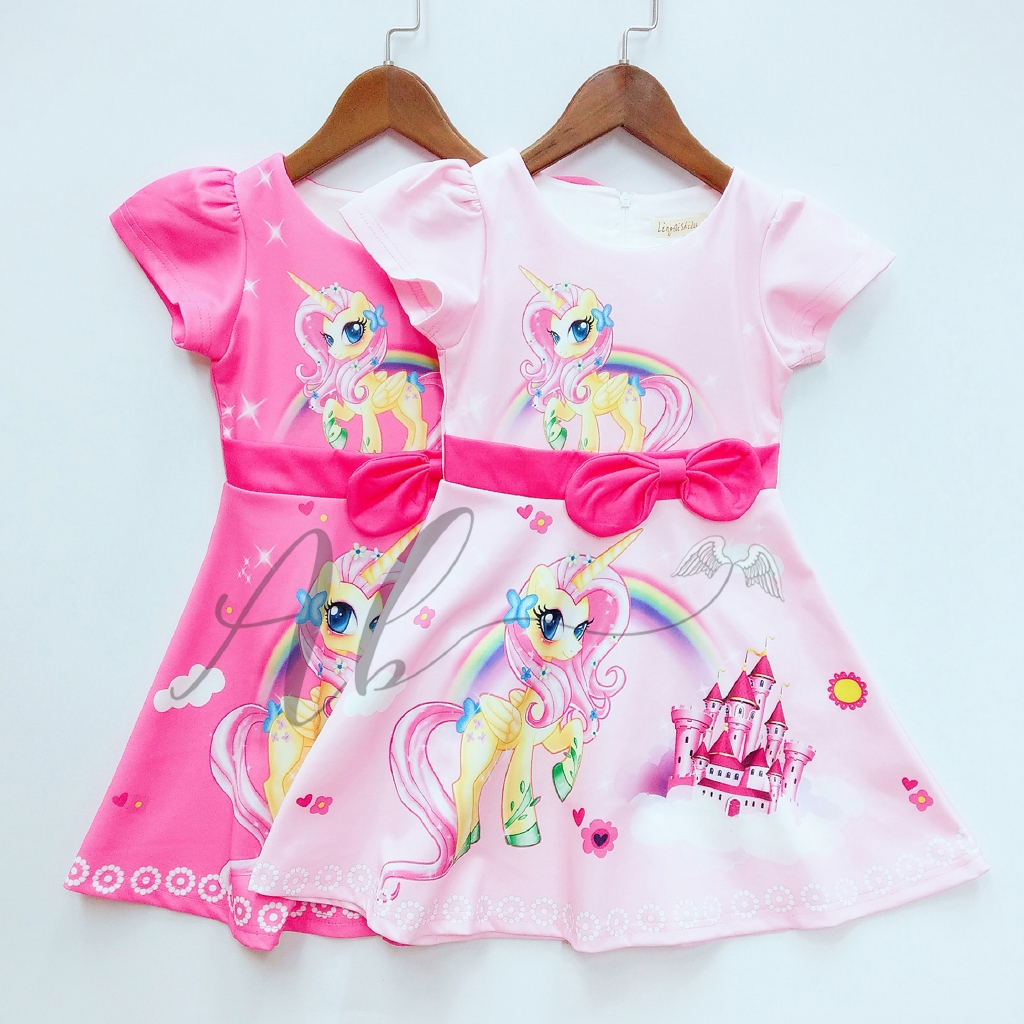 Angel Baby My Little Pony Jersey Dress Shopee Singapore